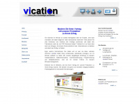 vication.info Webseite Vorschau