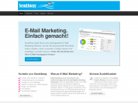 sendaway.ch Webseite Vorschau