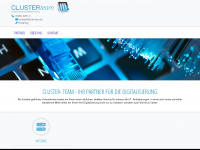 cluster-team.com Webseite Vorschau