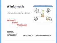 w-informatik.ch Webseite Vorschau