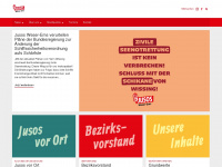 jusos-weser-ems.de Webseite Vorschau