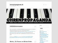 ohrenpropaganda.de Webseite Vorschau