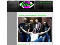knoxband.com Webseite Vorschau