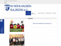 sv-muehlhausen-sulzbuerg.de Webseite Vorschau