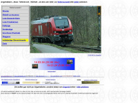 angertalbahn.de Webseite Vorschau
