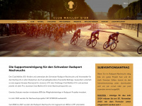 clubmaillotdor.ch Webseite Vorschau