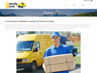 speedy-kurier.ch Webseite Vorschau