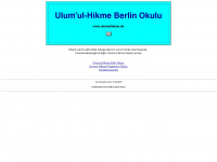 ulumulhikme.de Webseite Vorschau