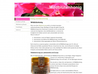 wildblueten-honig.de Webseite Vorschau