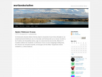 wortlandschaften.wordpress.com Webseite Vorschau