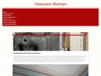 historisch-wohnen.com Webseite Vorschau