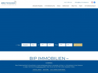 bip-immobilien.at Webseite Vorschau