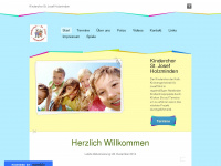 kinderchor.weebly.com Webseite Vorschau