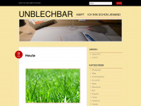 unblechbar.wordpress.com Webseite Vorschau