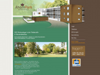 ahorn-park.de Webseite Vorschau