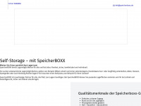 speicherboxx.de Webseite Vorschau