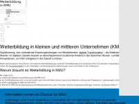 weiterbildung-in-kmu.ch Webseite Vorschau