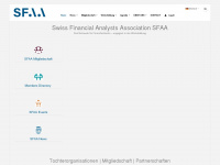 sfaa.ch Webseite Vorschau
