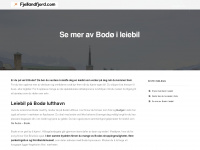 fjellandfjord.com Webseite Vorschau