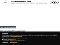cdu-landkreis-rostock.de Webseite Vorschau