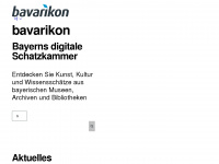 bavarikon.de Webseite Vorschau