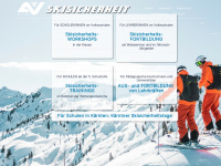 skisicherheit.info Webseite Vorschau