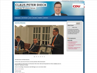 claus-dieck.de Webseite Vorschau
