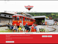 sernftalbahn.ch Webseite Vorschau