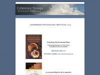 coherence-therapy.eu Webseite Vorschau