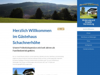 schachnerhoehe.at Webseite Vorschau