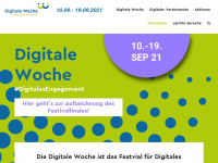 digitale-woche.de Webseite Vorschau