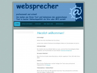websprecher.de Webseite Vorschau