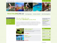 triathlonline.de Webseite Vorschau
