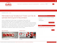 isofloc.ch Webseite Vorschau