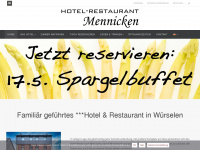 restaurant-mennicken.de Webseite Vorschau