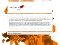 irights-law.de Webseite Vorschau