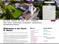 stmarien.ch Webseite Vorschau