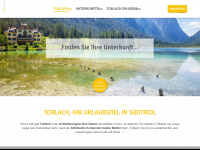 toblach.bz Webseite Vorschau