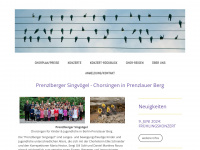 prenzlberger-singvoegel.com Webseite Vorschau
