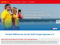 eppingen.dlrg.de Webseite Vorschau