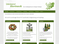 gaertnerei-hertneck.de Webseite Vorschau