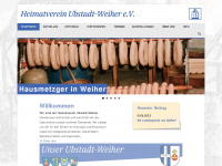 heimatverein-ubstadt-weiher.de Webseite Vorschau