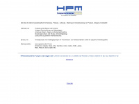 hpm-pumpen.de Webseite Vorschau