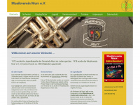 musikverein-murr.de Webseite Vorschau