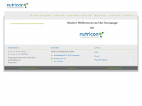 nutricon.de Webseite Vorschau