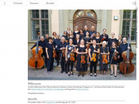 oberschwaebischeskammerorchester.de Webseite Vorschau