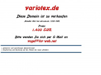 variotex.de Webseite Vorschau