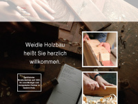 weidle-holzbau.de Webseite Vorschau