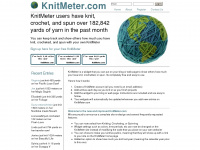 knitmeter.com Webseite Vorschau