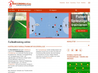 soccerdrills.de Webseite Vorschau